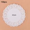 150pcs Lace Doilies Baking Paper Multi-function Placemats New Table Decoration Mat
