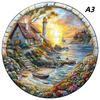 Non-Toxic Aurora Christmas Eve Wooden Jigsaw Puzzle Wood Jigsaw For Adult Kids Round Landscape Exclusive Design Festival Gift Toys