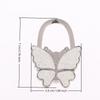 Portable Foldable Fashion Butterfly Purse Bag Table Hook Holder For Student Handbag Hanger For Home Decoration Desk Hook