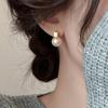 Light Luxury Pearl Stud Earrings Women's High Sense Niche Temperament Earrings Earclips Earrings Versatile