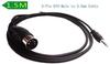 SinLoon DIN do M 5ft Wtyk DIN Męski do Gniazda TRS Męskiego MM Calowego Konwerter Wtyku Stereo Kabel Audio DIN 5-Pinowy 3,5mm (1 / 8in) TRS, 1,5 / 5-Pin 3,5 1/8