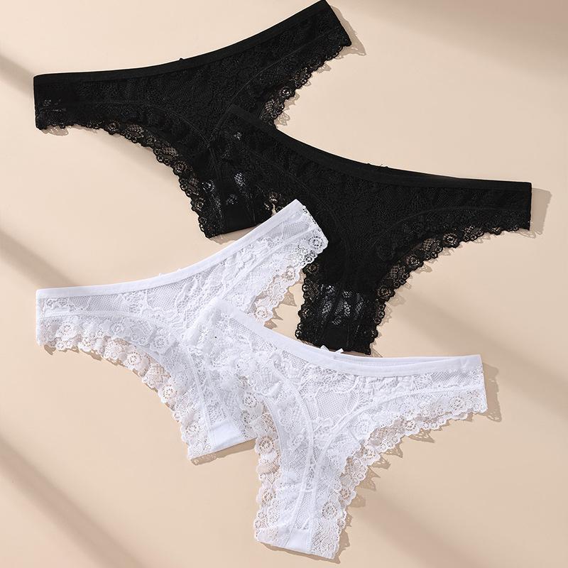 Sexy Thong Women'S Low-Rise Panties Lace Women'S Panties Breathable Briefs