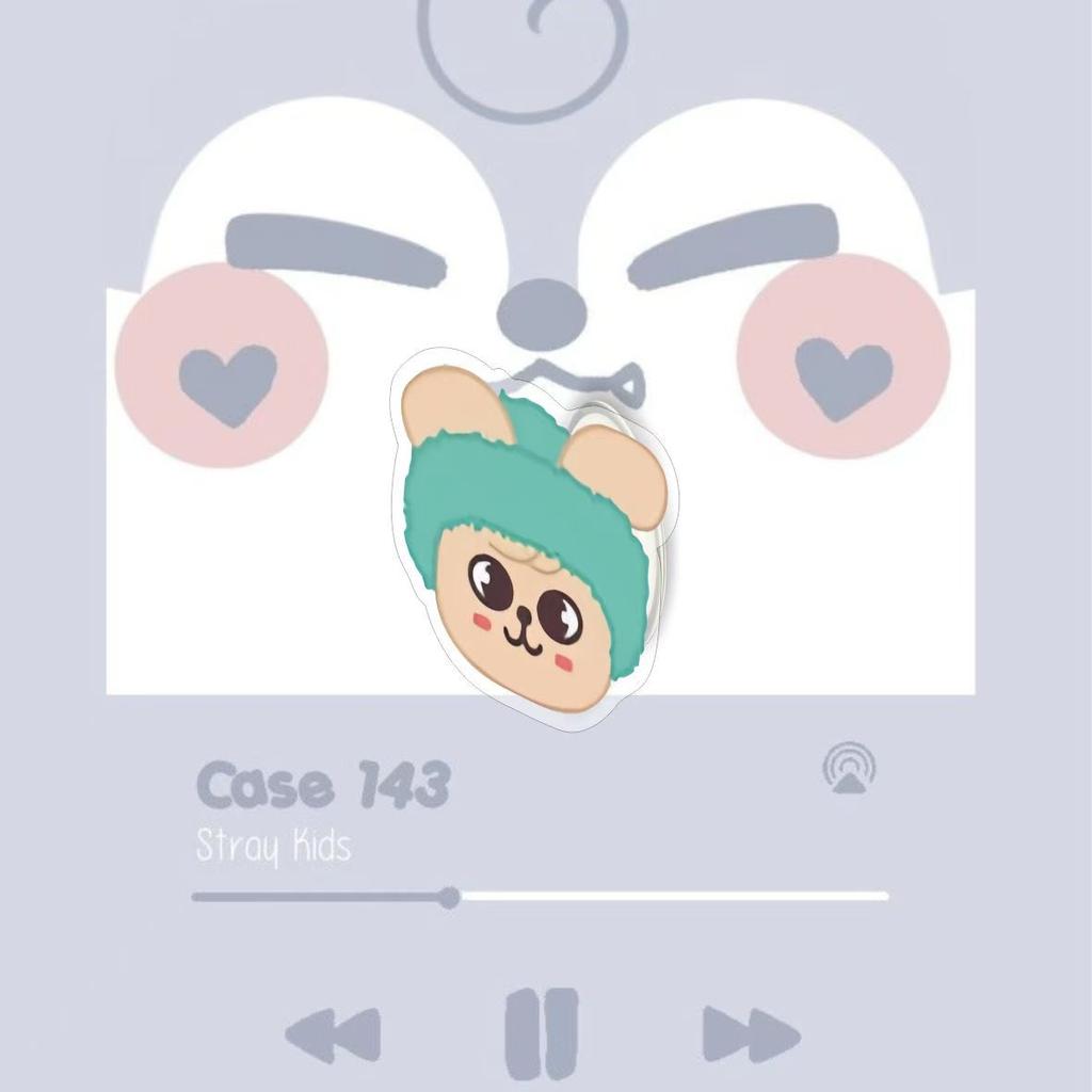 StrayKids Acrylic Airbag Phone Holder,Retractable