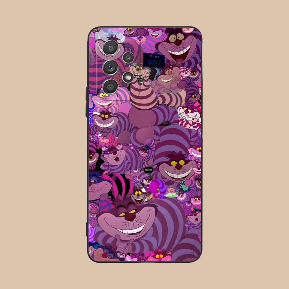 C-Cheshire Cats Phone Case for Samsung Galaxy A73 72 71 70 56 55 54 53 52 36 35 34 23 16 15 5G Colour Printing Smartphone Pretty