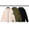 CrossSTONE Unisex Wool Knit Hooded Jacket with Double Zipper