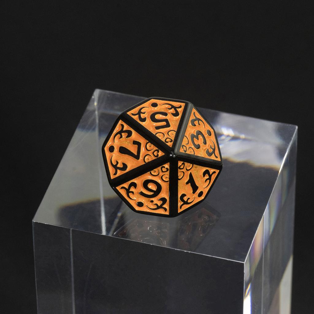 DND Würfel Mehrseitiges Würfelset 7-teilig Texturen Muster Würfel für DNDGame RPG Brettspiel Zubehör Hobbys Urlaubsgeschenk