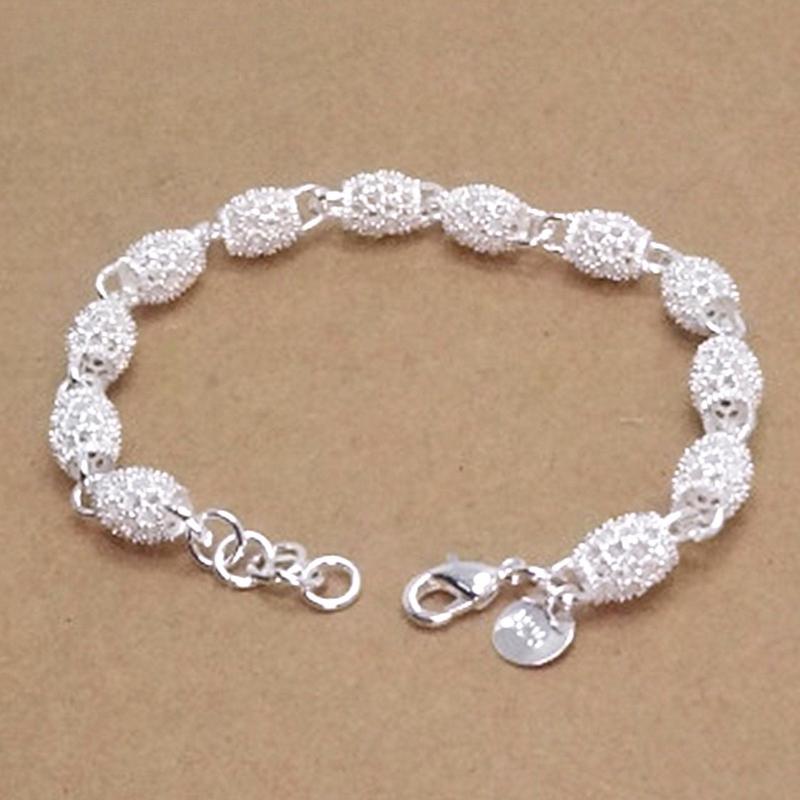 Fashion 925 Silver Bracelets For Women Luxury Original Designer Hollow Lantern Ball Charm Bracelets Beautiful Jewelry