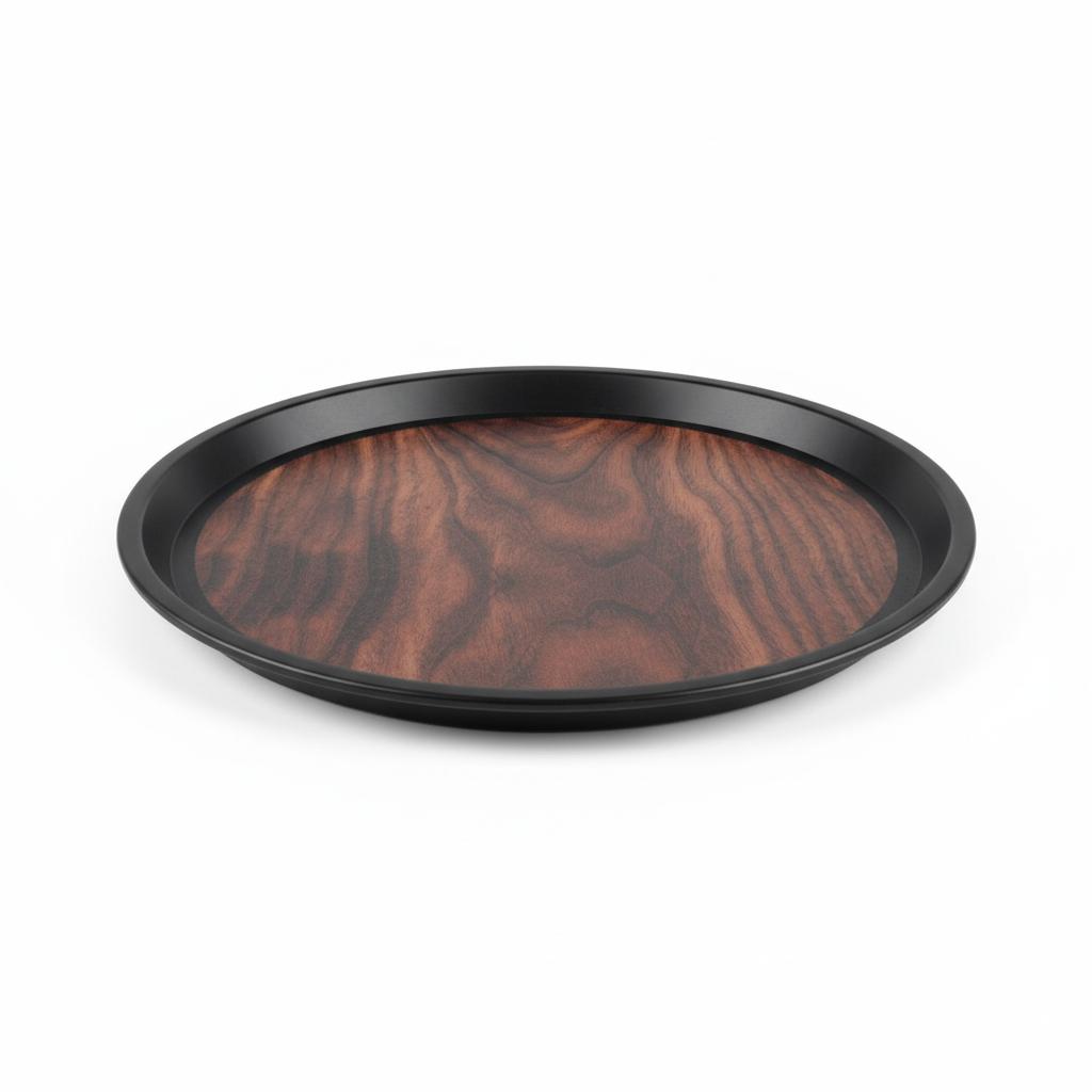 ANTI-SLIP KITCHEN WAITER TRAY BLACK 41 cm FOR SERVING