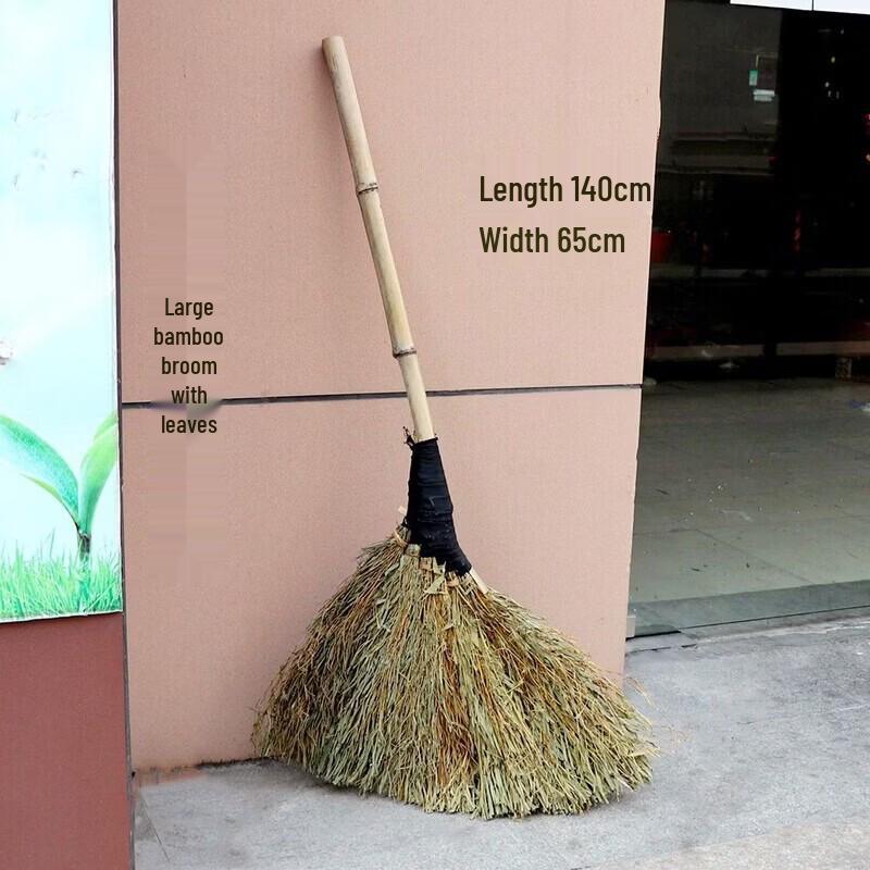 MARYYA David 1.4m Handmade Outdoor Bamboo Broom