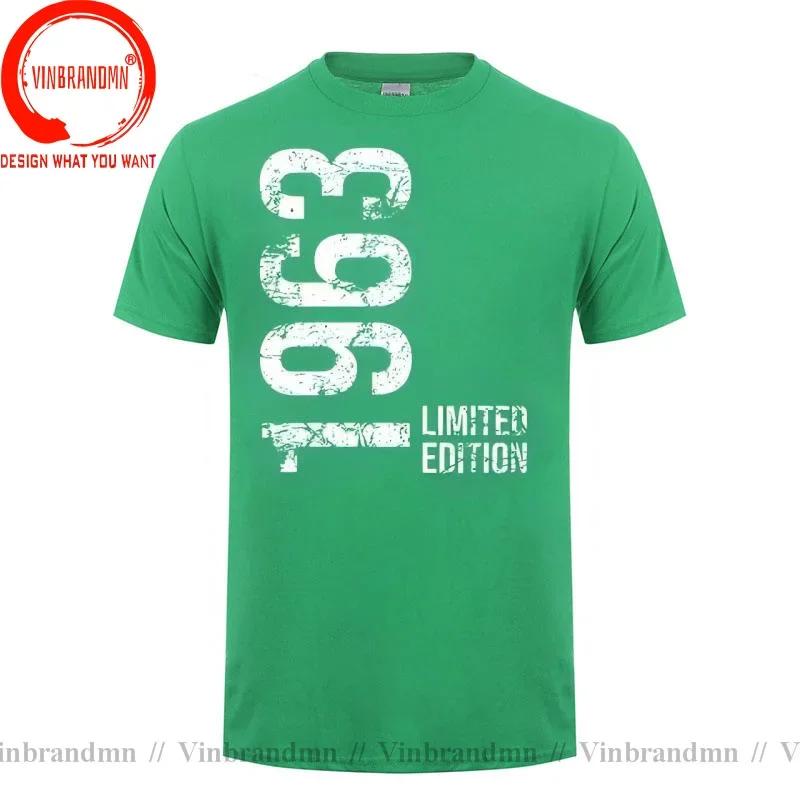 Novelty 63th Birthday 63 Years Retro Vintage Limited Edition 1963 T Shirts Graphic Cotton Streetwear Gifts Born In 1963 Tshirt