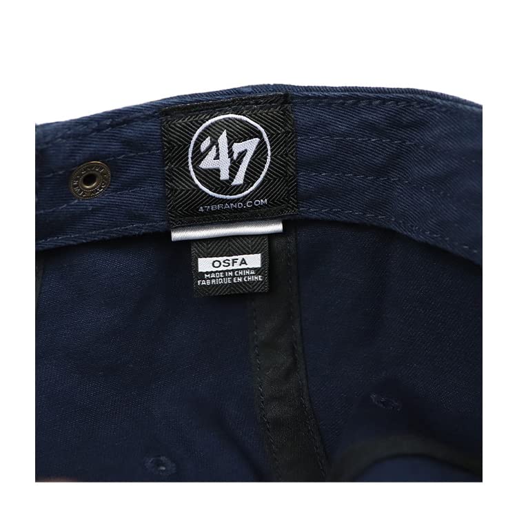 47 Brand 47 Cleanup Low Cap MLB Major League Baseball Hat Detroit Tigers Navy Free Size