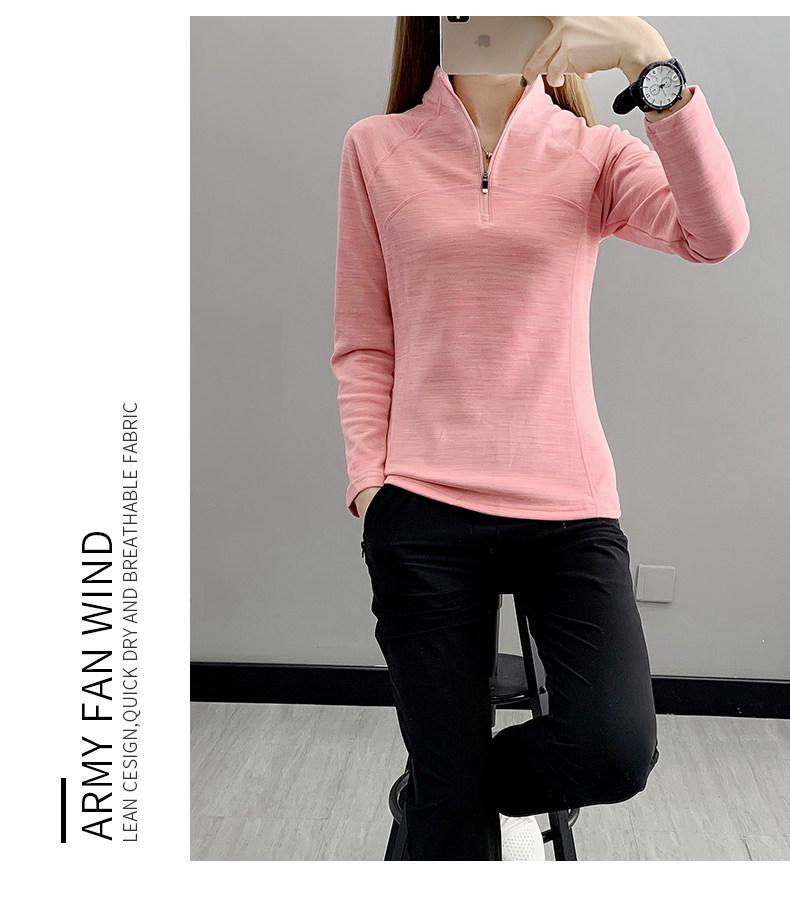 2025 Women's Lightweight Fleece Quick-Dry T-Shirt for Outdoor Running & Hiking