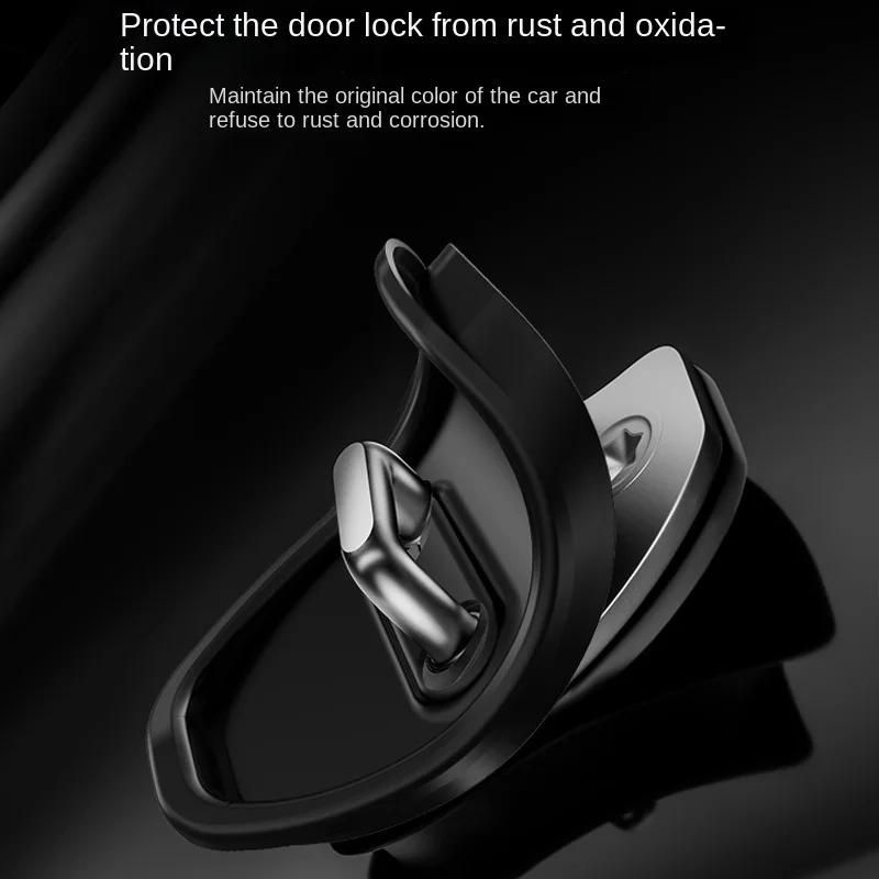 4 pcs Extendable Silicone Car Door Lock Covers Waterproof Rust-proof Protection For Dodge SRT Challenger Hellcat Ram Challenger