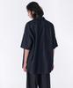 MUSINSA STANDARD Oversized Short Sleeve Denim Shirt [Deep Indigo]