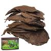 10pcs Terminalia Catappa Leaves Betta Shrimp Leaves PH Balance Water Conditioner For Aquarium Turtles Shrimps Catfish Habitat
