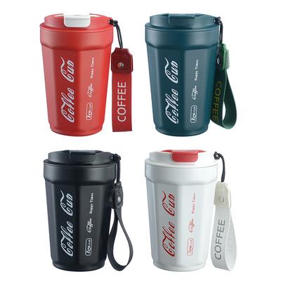 Sıcak Tutmak için Seyahat Kahve Kupa Kahve Fincanları/Buz Kahve, Çay ve Bira 400 ml Kahve Seyahat Kupa Dökülmeye Dayanıklı Kapaklı Su Şişesi