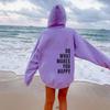 Womens Oversized Drop Shoulder Long Sleeve Hoodie Tee Loose Fit Streetwear Print Top XS To 5XL European Size