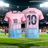 2026 MESSI Football Superstar Fan Jersey T-Shirt Outdoor Match Training Comfortable Breathable Quick Dry Kids Sports Top