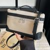 Spring And Summer Fashion Niche Bag Women'S Shoulder Messenger Canvas Bag High-End Portable Lunch Box Bag Niche