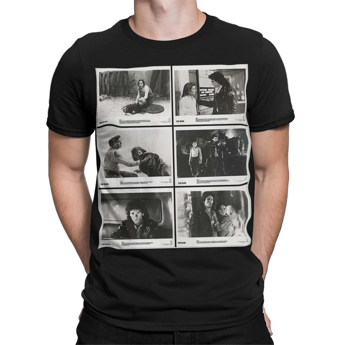 

The Blob Horror Movie Stills Entertainment Mens 100% Cotton T-shirt Mens Tees Top Womens Graphic Tee 2XL