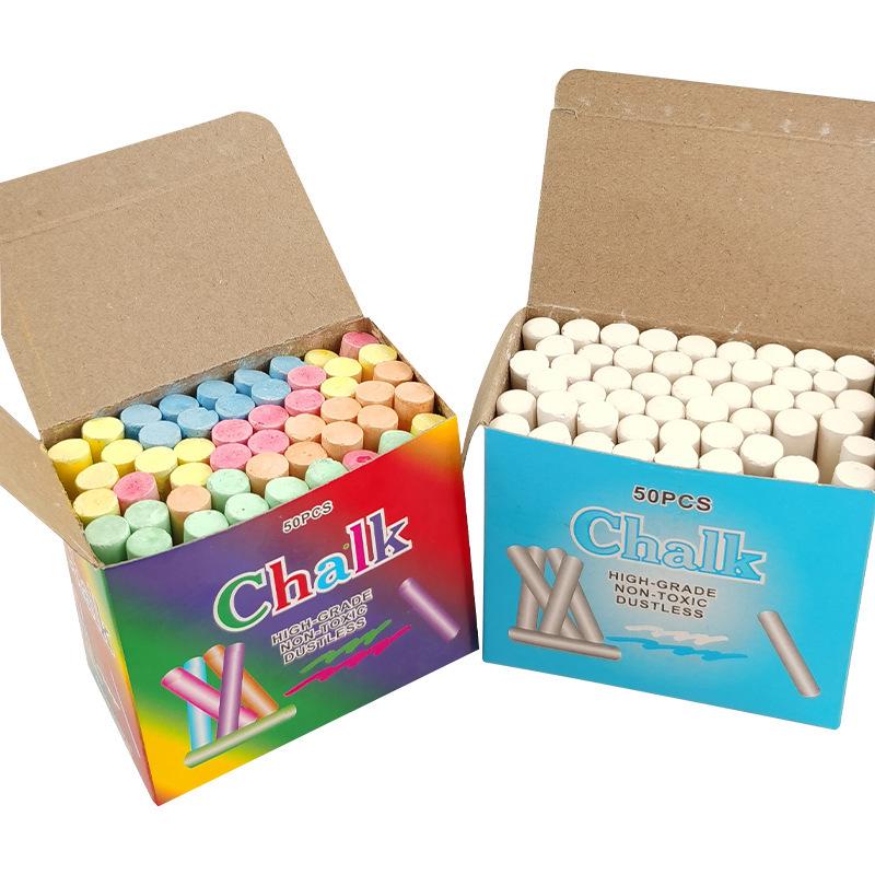 Dust-Free Safe Colored Chalk for Blackboard and Bulletin Board Painting