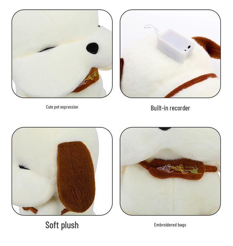 Cute Apology Talking Dog Plush Toy - Comfort Gift for Girlfriend