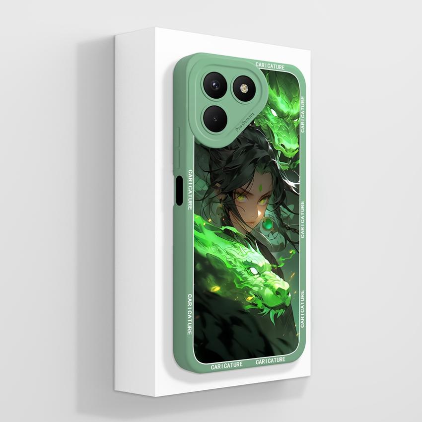 For Tecno Pova 7 6 5 4 Pro Pop 8 9 10 10C Flying Astronaut Phone Cases Camera Protection Liquid Silicone Shockproof Back Covers Shell For Tecno Casing