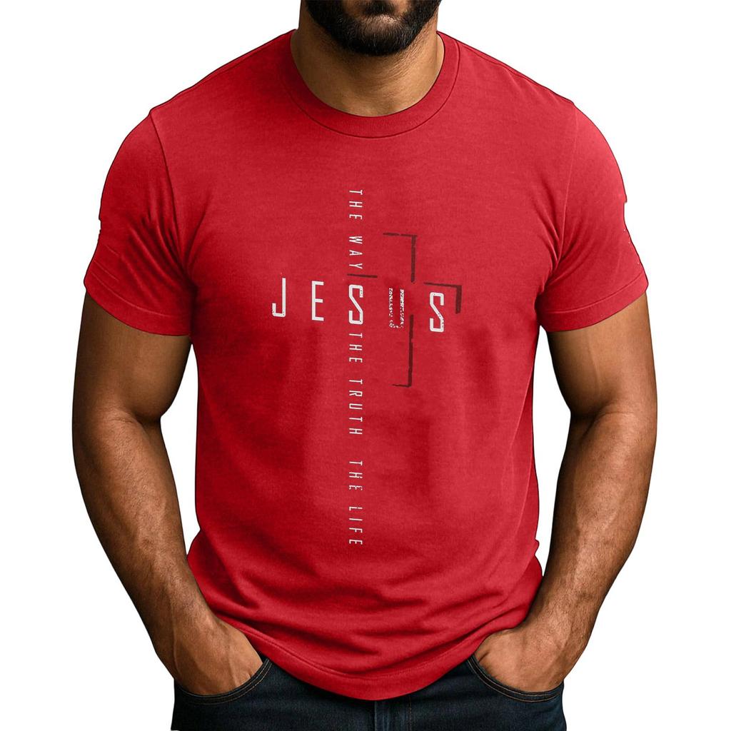 Men's  Popular T,shirt Printed Round Neck Short Sleeve T,shirt