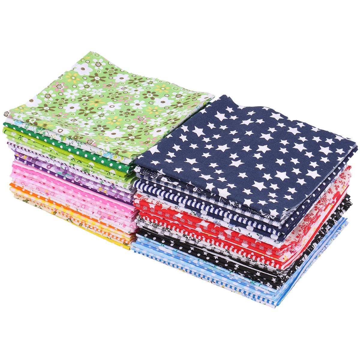 

14/56Pcs Cotton Fabric Printed Cotton Fabric Sewing Soft Fabrics Bundle 25cm/50cm Quilting Fabrics for DIY Quilting Doll Clothes