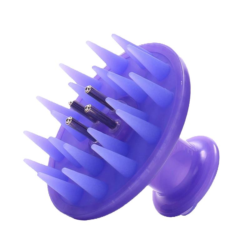 1pc Multifunctional Silicone Scalp Applicator Head Massage Care Brush Hair Care Essential Oil Liquid Guid Comb Shampoo Dispense