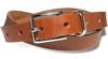 [Tochigi Leather] Made In Japan, Single Piece Leather Narrow Belt with Metal Buckle, 9 Holes, Men's & Women's, 80cm-100cm, Medium Size, Slim Fit,