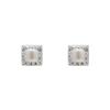 JYDDM 925 Square Pearl Cubic Earrings