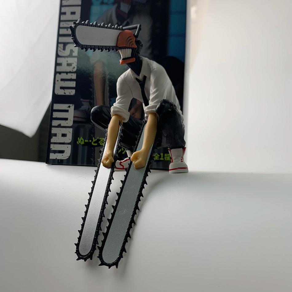 Original Chainsaw Man Anime Model Denji Action Figure PVC Chainsaw Man Noodle Stopper Figurine Adult Set Model Toy