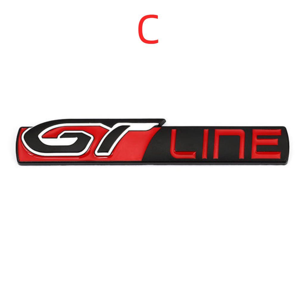 Pro P/eugeot GT Line Logo 308 508 Zadní zavazadlový prostor Znak zadních výklopných dveří Štítky odznaku bočního blatníku 3008 5008 R/enault Nálepky K/IA Stinger