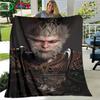 Role The Monkey King Printed Four Seasons Blanket Sofa Cover Travel Bed Plush Blanket Travel Office Break Blanket Birthday Gift