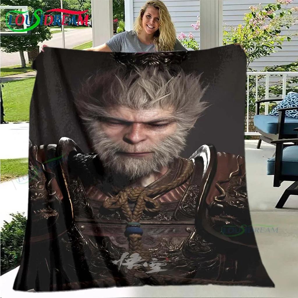 Role The Monkey King Printed Four Seasons Blanket Sofa Cover Travel Bed Plush Blanket Travel Office Break Blanket Birthday Gift