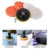 Car Polish Pad 3/4inch For M10/M14 Soft Wool Machine Waxing Polisher Car Body Polishing Discs Cleaning Removes Scratches Tool