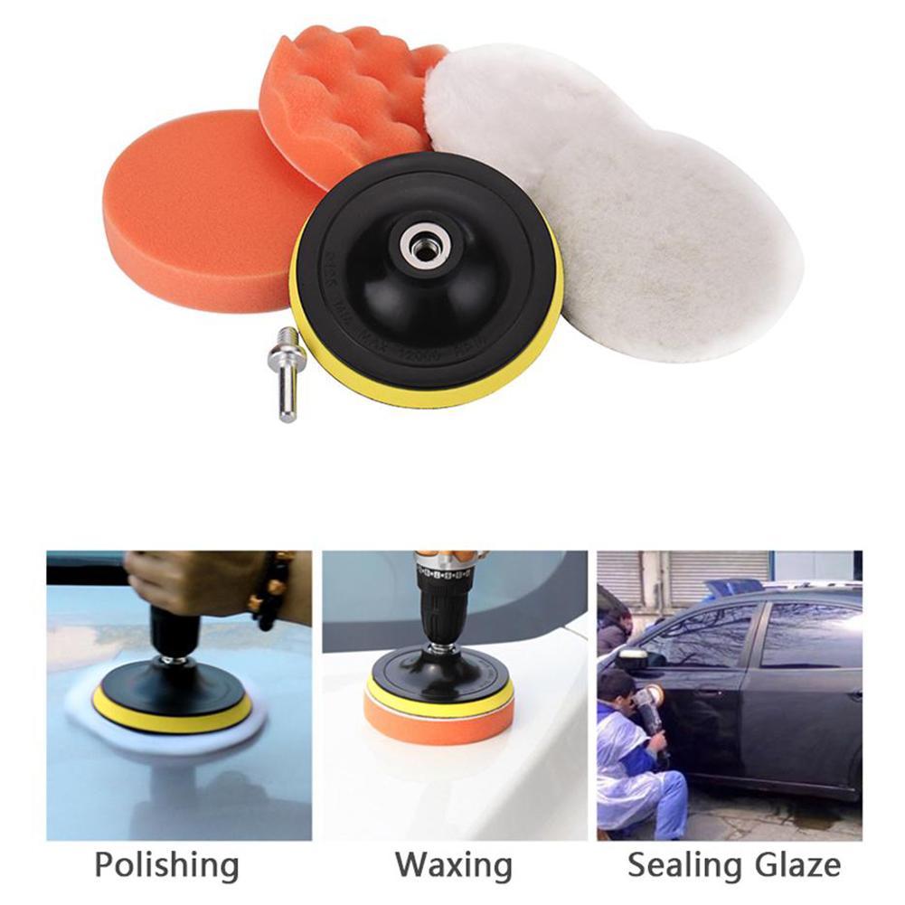 Car Polish Pad 3/4inch For M10/M14 Soft Wool Machine Waxing Polisher Car Body Polishing Discs Cleaning Removes Scratches Tool