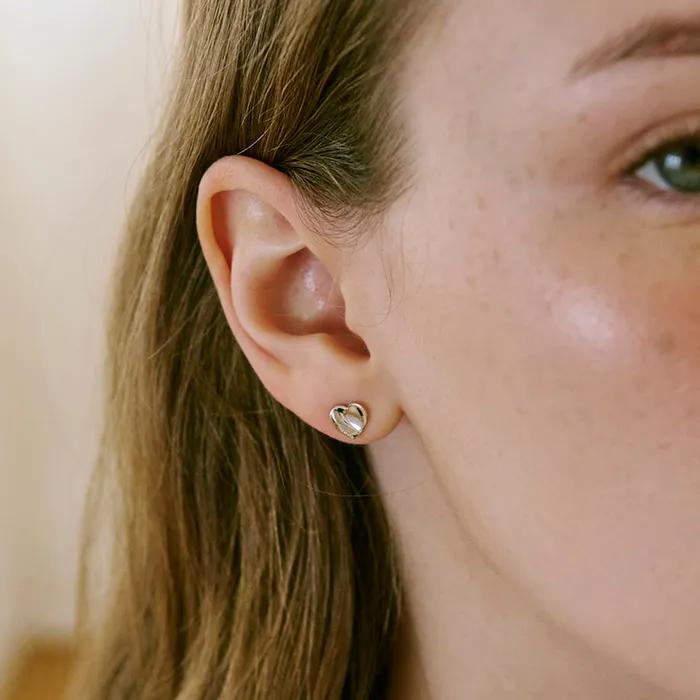925 Silver Inmost Heart Earrings