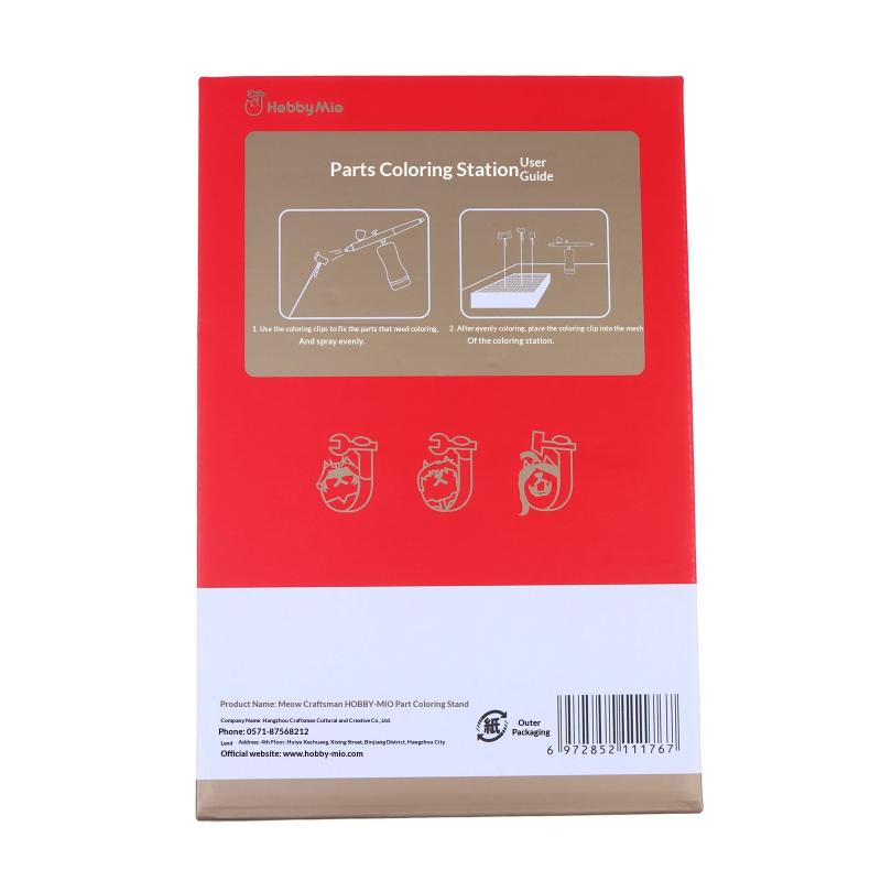 Miniature Model Painting Clips Base Stand for Precise Airbrush Spray Assembly Hobby Tools Set Organizer