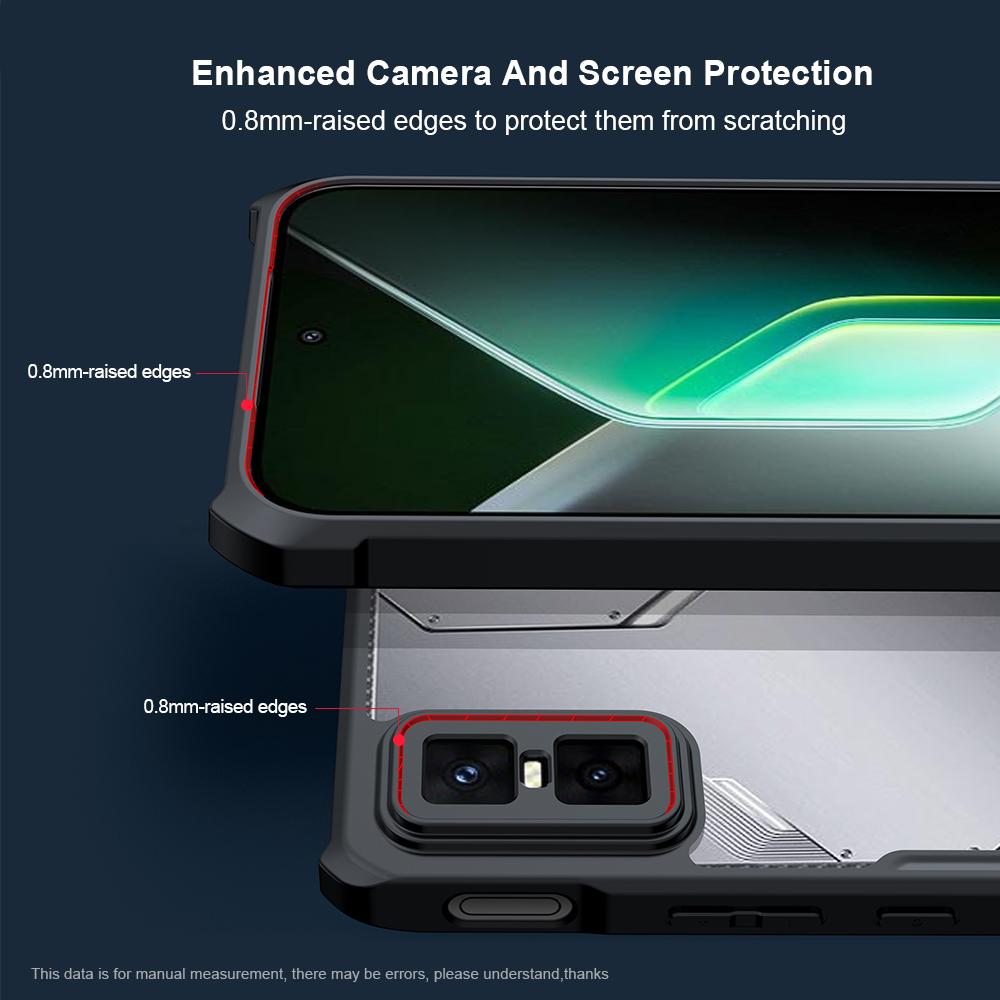 XUNDD For Infinix GT 30 Pro 5G Case Dropproof TPU+Acrylic Clear Back Phone Cover