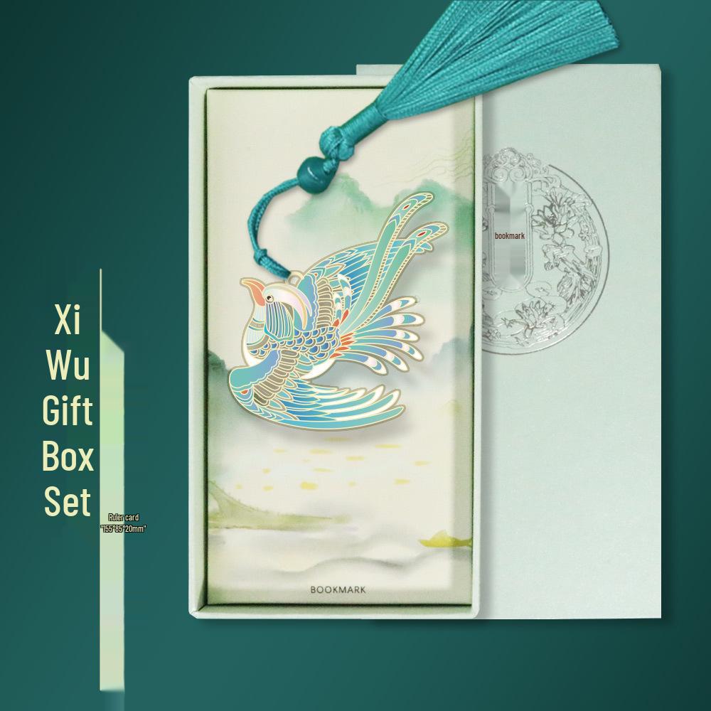 Charming Chinese Style Metal Art Bookmark: Floral, Fauna & Fresh Designs for Teacher's Day