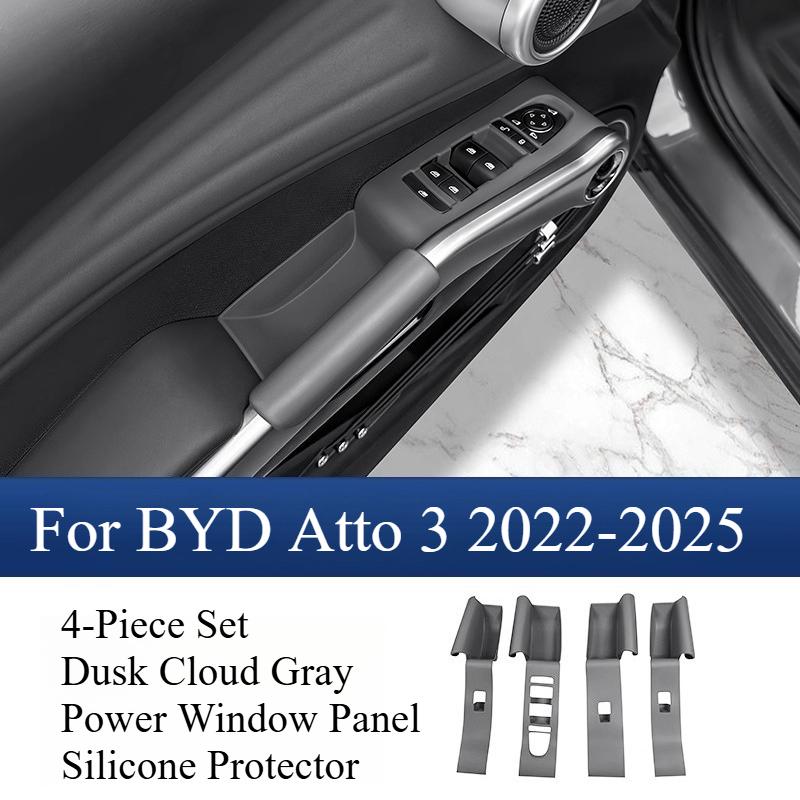 Liter Window Panel All-inclusive Silicone Pad for BYD Atto 3 2022-2025 Interior Scratch-proof Modification Pad Accessories Tools