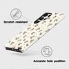 North American Station List Literary and retro tulip mobile phone case Samsung S24Plus anti-drop two-in-one film case S25