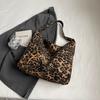Large Capacity Leopard Print Bag Shopping Bag Women's Shoulder Bag Tote Bag