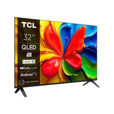 TCL QLED S4K 32" Television Google TV HDR10 Dolby Audio WiFi Bluetooth VA Bezel-less