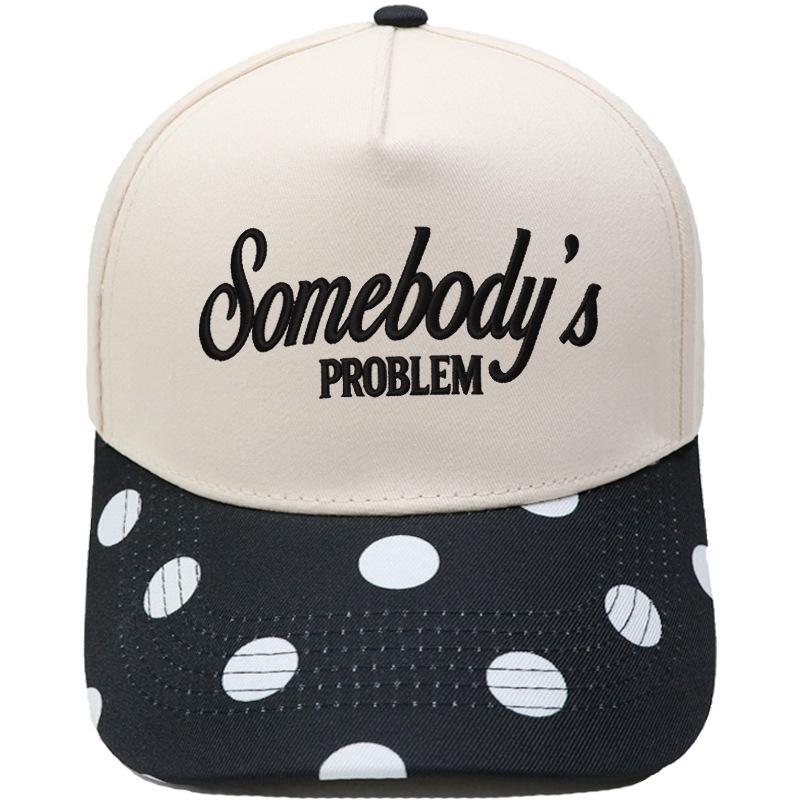 Somebody's PROBLEM fun embroidery color matching truck driver hat men's and women's sunshade dad hat