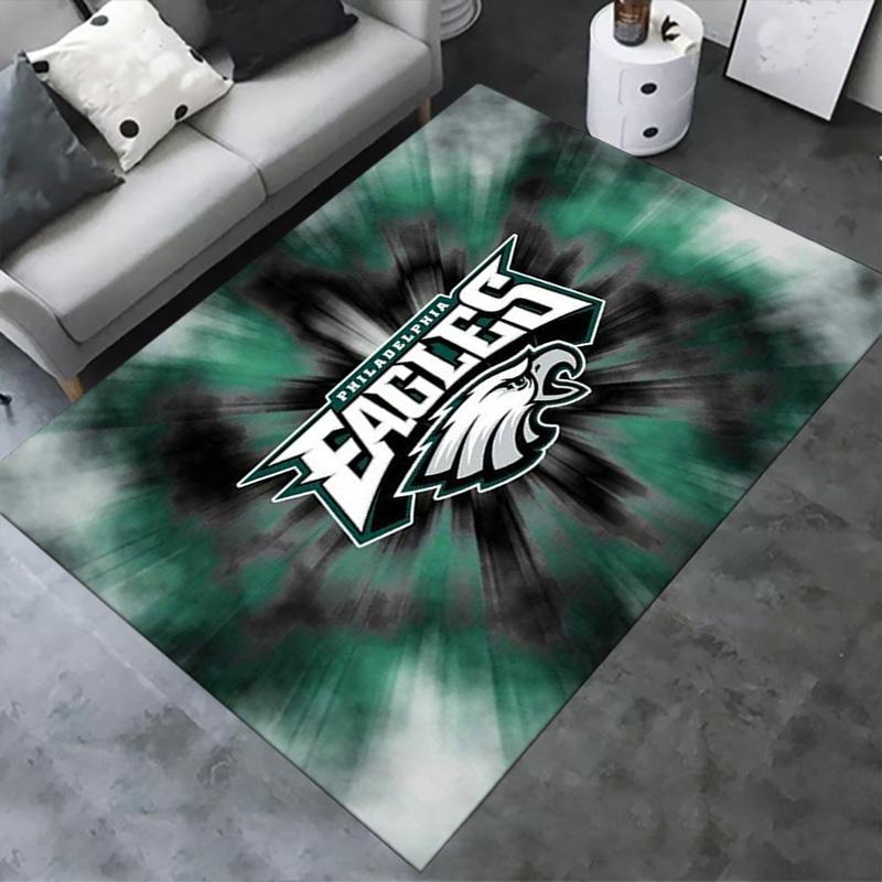 Philadelphia Eagles Teppich für Wohnzimmer Schlafzimmer Zuhause Sofadekoration, Kinderspiel rutschfeste Bodenmatte