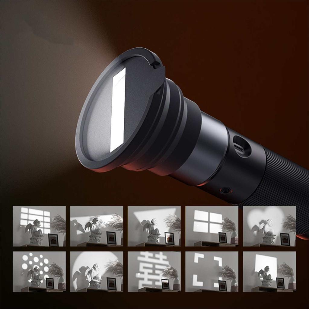 Photographer's flashlight lighting for creating atmosphere in photos; wedding four-color photography.