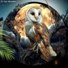 Retro Wooden Wall Decor with Owl Pattern - Unique Wall Pediments - Ideal for Front Door, Wall Decor - Ideal Halloween Gift